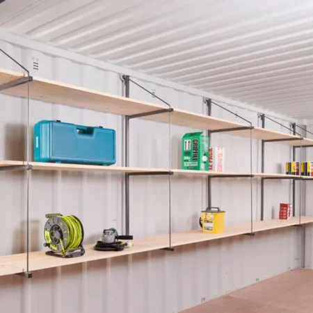 Containerregal (Schnellmontagehalterungen) 2 Buchten