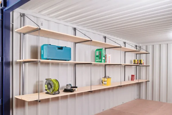 Containerregal (Schnellmontagehalterungen) 2 Buchten