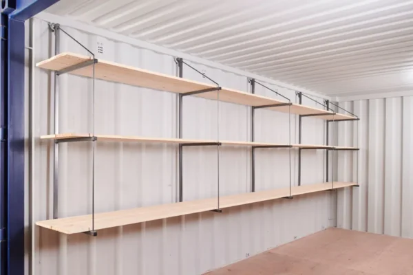 Containerrekken (snelmontagebeugels) 2 vakken – Image 2